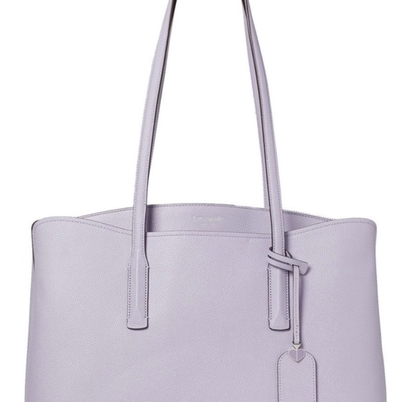 Kate Spade Frozen Lilac Margaux Work Tote LIKE NEW - Picture 2 of 6